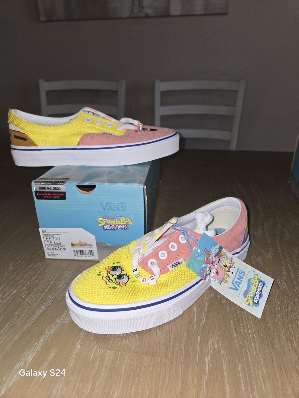 Vans Womens 7.5 Mens 6 SpongeBob SquarePants Era Best Friends Sneakers New